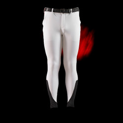 Calça Equestro slim fit masculina Ridertechnology full grip Branco Calça Equestro slim fit masculina Ridertechnology full grip Branco