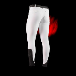 Calça Equestro slim fit masculina Ridertechnology com costuras termo seladas Branco