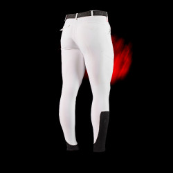 Calça Equestro slim fit masculina Ridertechnology com costuras termo seladas Branco