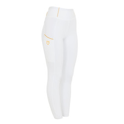 Legging feminino com forro de lã Equestro Branco Legging feminino com forro de lã Equestro Branco