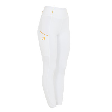 Legging feminino com forro de lã Equestro Branco Legging feminino com forro de lã Equestro Branco