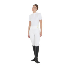 Legging feminino com forro de lã Equestro Branco Legging feminino com forro de lã Equestro Branco