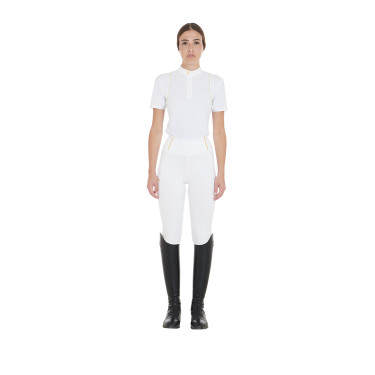 Legging feminino com forro de lã Equestro Branco Legging feminino com forro de lã Equestro Branco