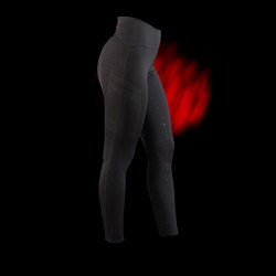 Legging Equestro de cintura alta feminino Ridertechnology full grip Preto