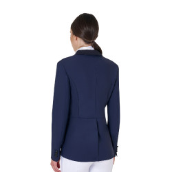 Fraque de adestramento feminino Equestro Blazer marinho Azul-marinho