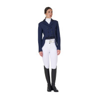 Fraque de adestramento feminino Equestro Blazer marinho Azul-marinho