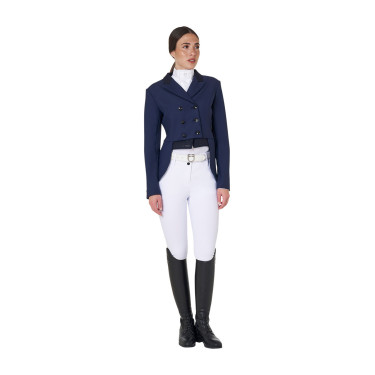 Fraque de adestramento feminino Equestro Blazer marinho Azul-marinho