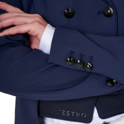 Fraque de adestramento feminino Equestro Blazer marinho Azul-marinho