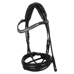 Bridão Dalila em couro de bezerro Acavallo Preto / preto Bridão Dalila em couro de bezerro Acavallo Preto / preto