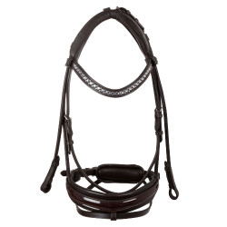 Bridão Dalila em couro de bezerro Acavallo Castanho / castanho Bridão Dalila em couro de bezerro Acavallo Castanho / castanho