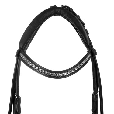 Bridão Dalila em couro de bezerro Acavallo Preto / preto Bridão Dalila em couro de bezerro Acavallo Preto / preto