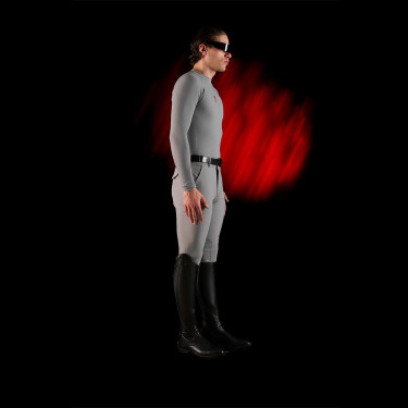 Camada Base masculina de mangas compridas Equestro Ridertechnology