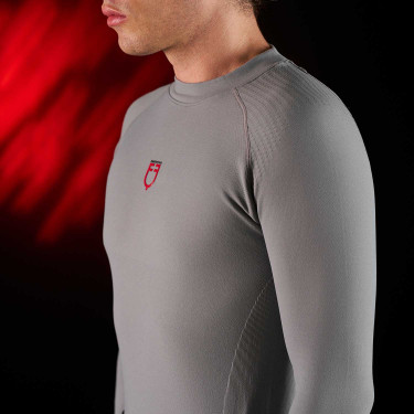 Camada Base masculina de mangas compridas Equestro Ridertechnology