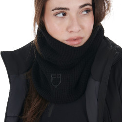 Gola de lã unissexo Equestro Preto