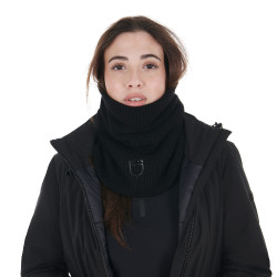 Gola de lã unissexo Equestro Preto