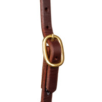 Cabeçada com orelha slip e fivela única de 5/8" Platinum Pro Óleo escuro Castanho Cabeçada com orelha slip e fivela única de 5/8" Platinum Pro Óleo escuro Castanho