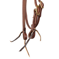 Cabeçada com faixa de cabeça com fivela única de 5/8" Platinum Pro Óleo escuro Castanho Cabeçada com faixa de cabeça com fivela única de 5/8" Platinum Pro Óleo escuro Castanho