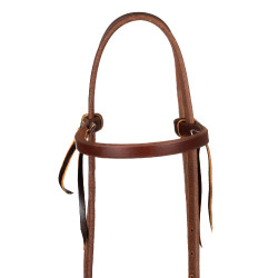 Cabeçada com faixa de cabeça com fivela única de 5/8" Platinum Pro