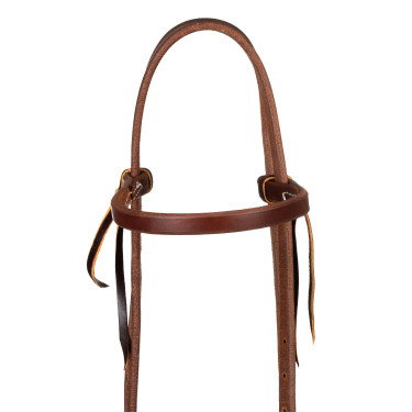 Cabeçada com faixa de cabeça com fivela única de 5/8" Platinum Pro