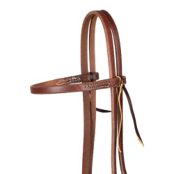 Cabeçada com faixa de cabeça com fivela única de 5/8" Platinum Pro