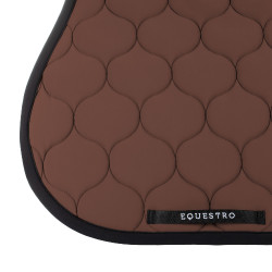 Tapete de salto em tecido técnico acolchoado Equestro Castanho Tapete de salto em tecido técnico acolchoado Equestro Castanho