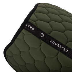 Tapete de salto em tecido técnico acolchoado Equestro Saco cilíndrico Verde