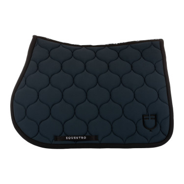 Tapete de salto em tecido técnico acolchoado Equestro Blazer marinho Azul-marinho