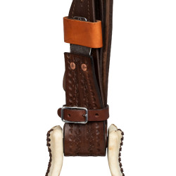 Acabamento da sela Pool em rawhide 9002 Castanho