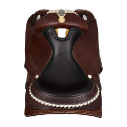 Acabamento da sela Pool em rawhide 9002 Castanho