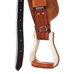 Sela Pool's 5020 com assento em couro cru na cor marrom para tambor Conhaque Castanho