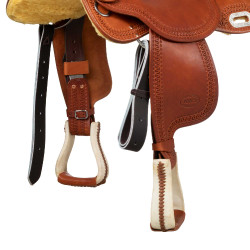 Sela Pool's 5020 com assento em couro cru azul para tambor Conhaque Castanho