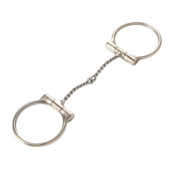 Mors de aço inoxidável com boca torcida em fio de aço inoxidável fino Pool's