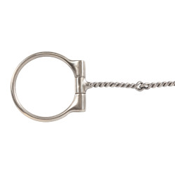 Mors de aço inoxidável com boca torcida em fio de aço inoxidável fino Pool's