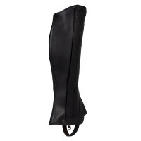 Mini chaps GP couro stretch Acavallo Preto Mini chaps GP couro stretch Acavallo Preto
