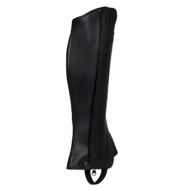 Mini chaps GP couro stretch Acavallo Preto