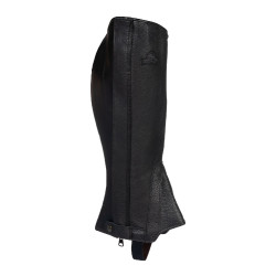 Mini chaps GP couro stretch Acavallo Preto