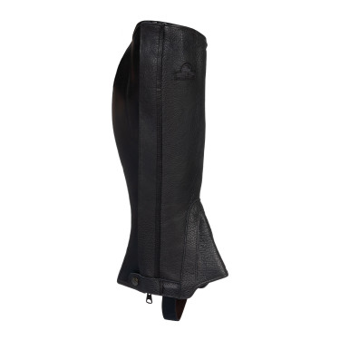 Mini chaps GP couro stretch Acavallo Preto
