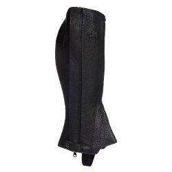 Mini chaps GP couro stretch Acavallo Preto