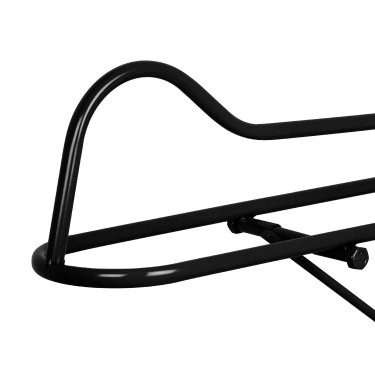 Suporte de sela de parede dobrável para sela western Umbria Equitazione Preto