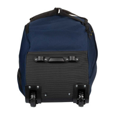 Saco trolley com logotipo bordado Equestro Blazer marinho Azul-marinho