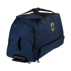 Saco trolley com logotipo bordado Equestro Blazer marinho Azul-marinho