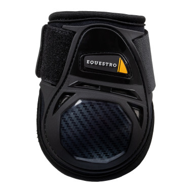 Protetor de boleto em neoprene com fecho de velcro Equestro Preto