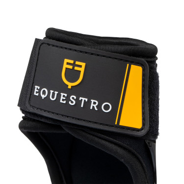 Protetor de boleto em neoprene com fecho de velcro Equestro Preto