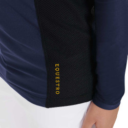 Roupa íntima básica para meninos em tecido técnico Equestro Blazer marinho Azul-marinho