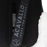 Amortecedor Piuma-FS WFS-FS com bolsas em camurça e elevador frontal Acavallo Castanho / castanho Amortecedor Piuma-FS WFS-FS com bolsas em camurça e elevador frontal Acavallo Castanho / castanho