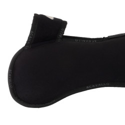 Amortecedor Piuma-FS WFS-FS com bolsas em camurça e elevador frontal Acavallo Preto / branco