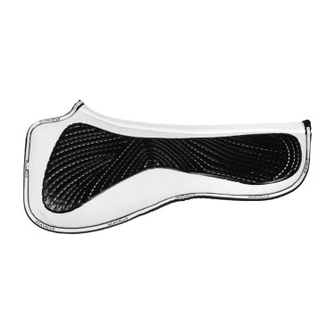 Amortecedor MF DS SW-3DS em camurça com grip em gel plano Acavallo Branco