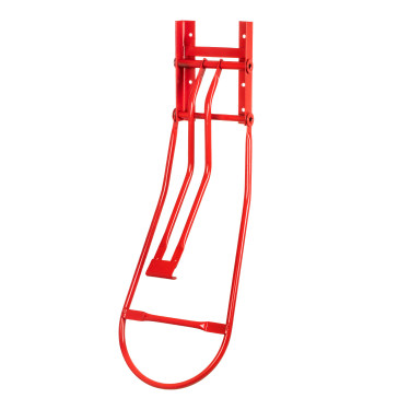 Suporte de parede dobrável para sela inglesa Umbria Equitazione Vermelho