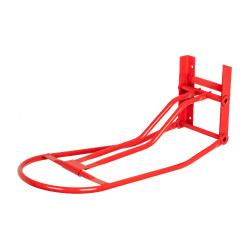 Suporte de parede dobrável para sela inglesa Umbria Equitazione Vermelho