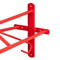 Suporte de Sela Western de Parede Fixo Umbria Equitazione Vermelho